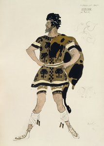 ダフニスとクロエのダーコンの衣装、1912年頃 作： Leon Bakst